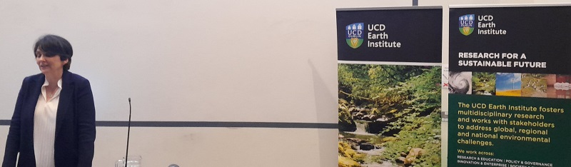 UCD President Orla Feely at the 2023 Earth Institute Showcase + Awards
